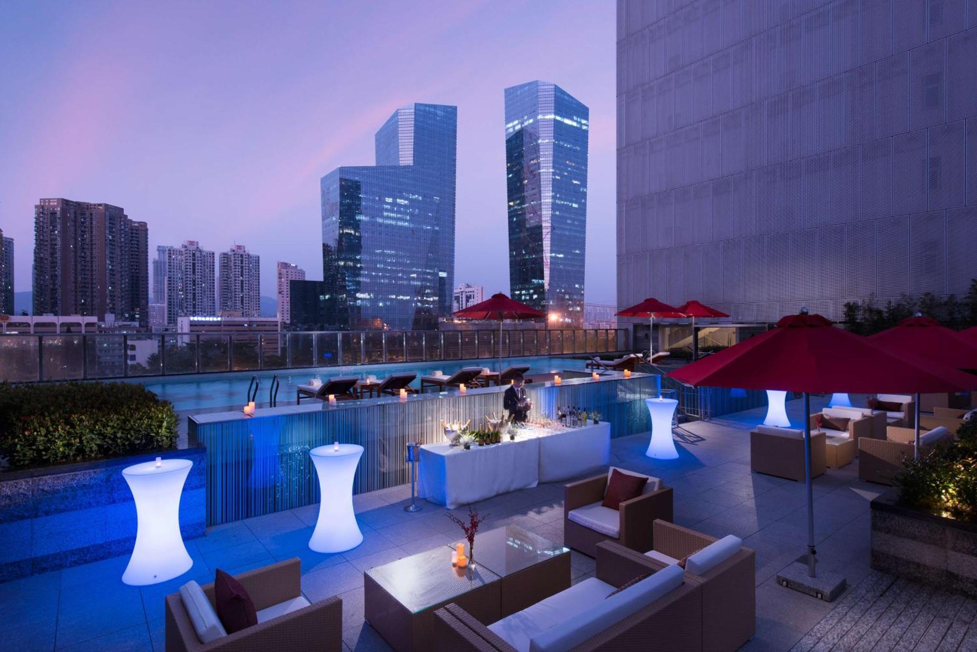Hilton Shenzhen Futian: Metro-Adjacent, Convention Center Proximity Hotel Exterior photo