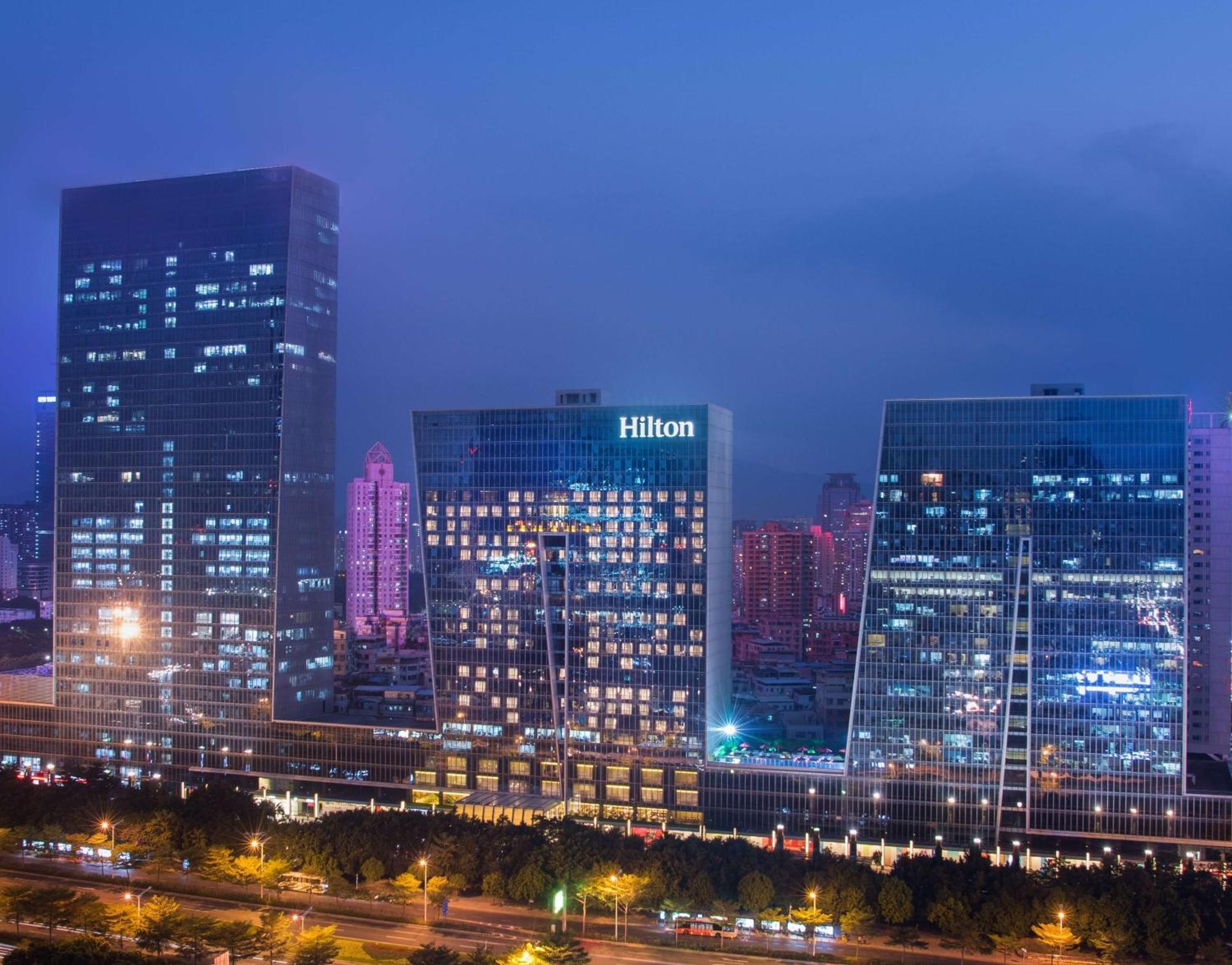Hilton Shenzhen Futian: Metro-Adjacent, Convention Center Proximity Hotel Exterior photo