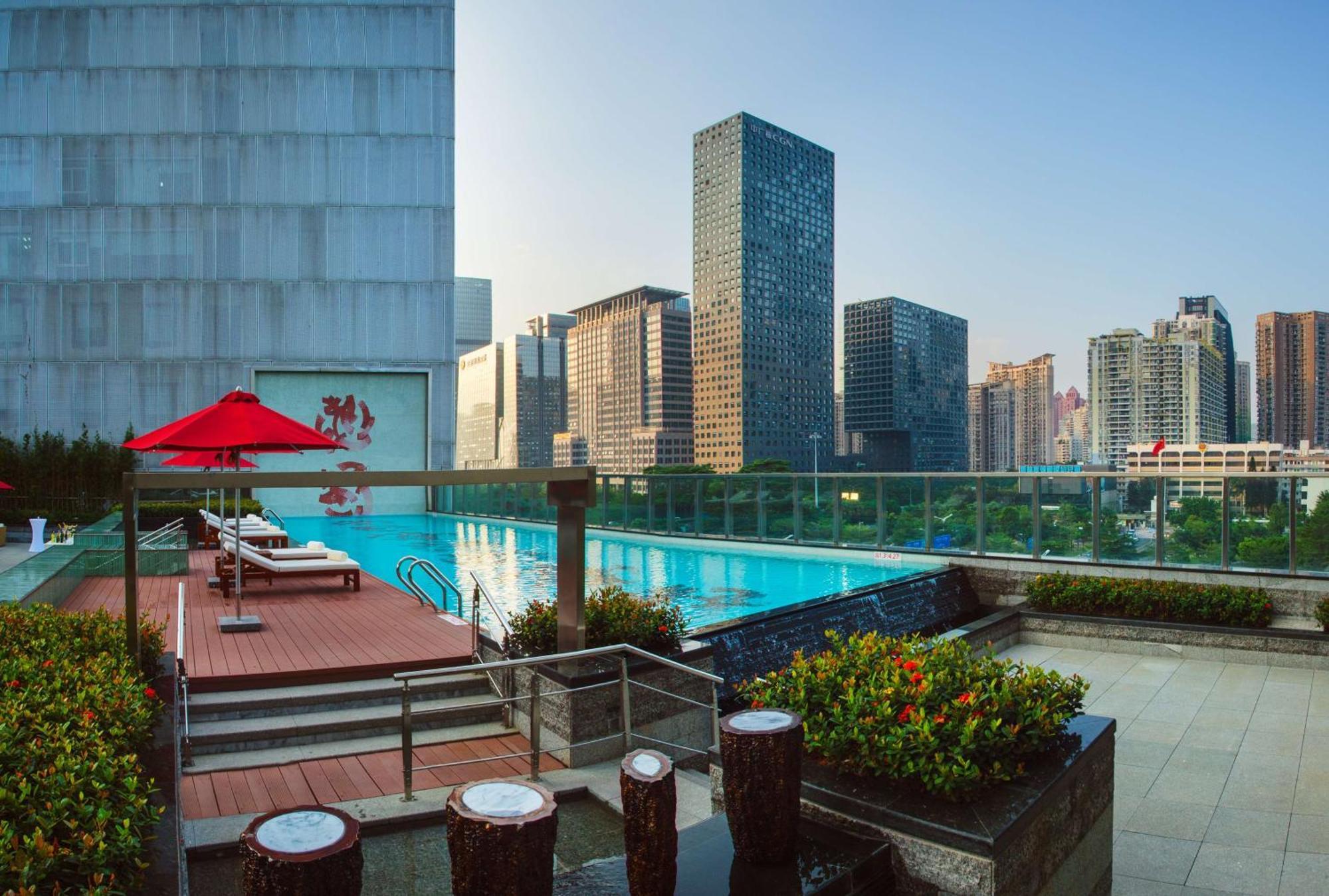 Hilton Shenzhen Futian: Metro-Adjacent, Convention Center Proximity Hotel Exterior photo